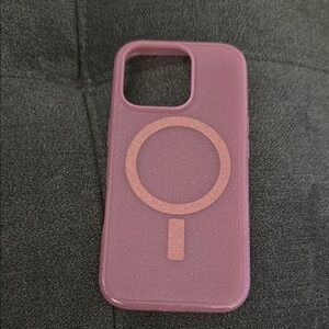 OtterBox Pink/Clear MagSafe Compatible Glitter iPhone 16 Pro Case